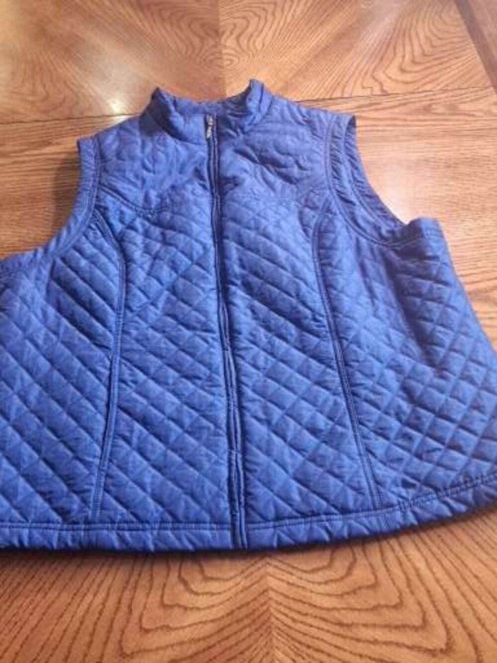Westbound Women's Quilted Puffer Royal Blue Vest Size 2X